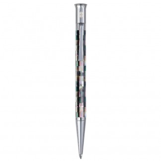 Tahiti Black Pearl Signature Pen-Tahiti Black Pearl - White Gold plated-Visionary